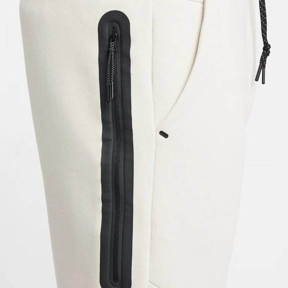 Nike Tech Fleece Joggers Birch Heather White Black Men's Size 2XL HV0959-051 NEW - Picture 13 of 14